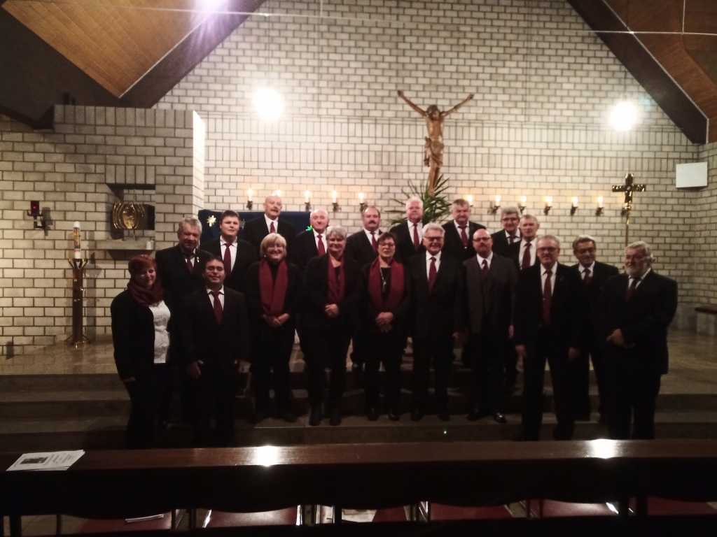 Unser Chor zum Adventskonzert 2019